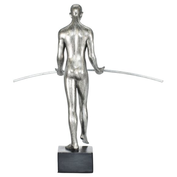 Adam & Friends Home Decor Tight-Rope Walker Black Base Sculpture | 1-Piece - Picture 2 of 8